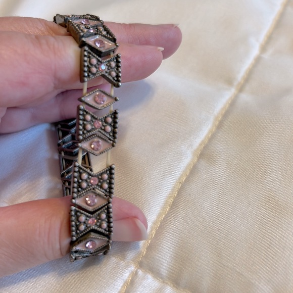 Pink Accent Earrings & Bracelet - Picture 7 of 7